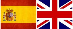 españa y reino unido banderas
